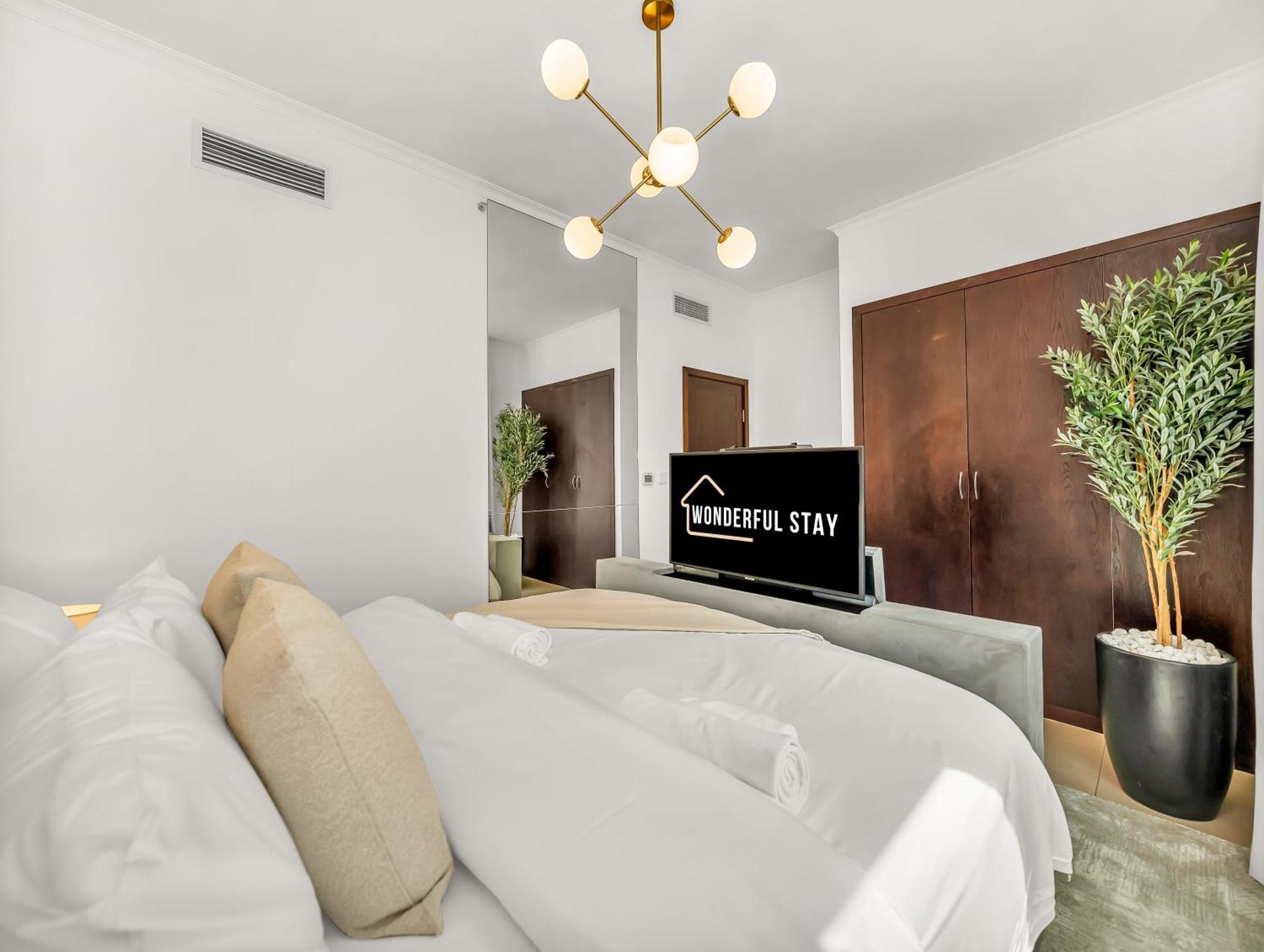 Apartment Wonderfulstay At The Residences - Burj Khalifa & Fountain View - Brand New Luxury Dubai