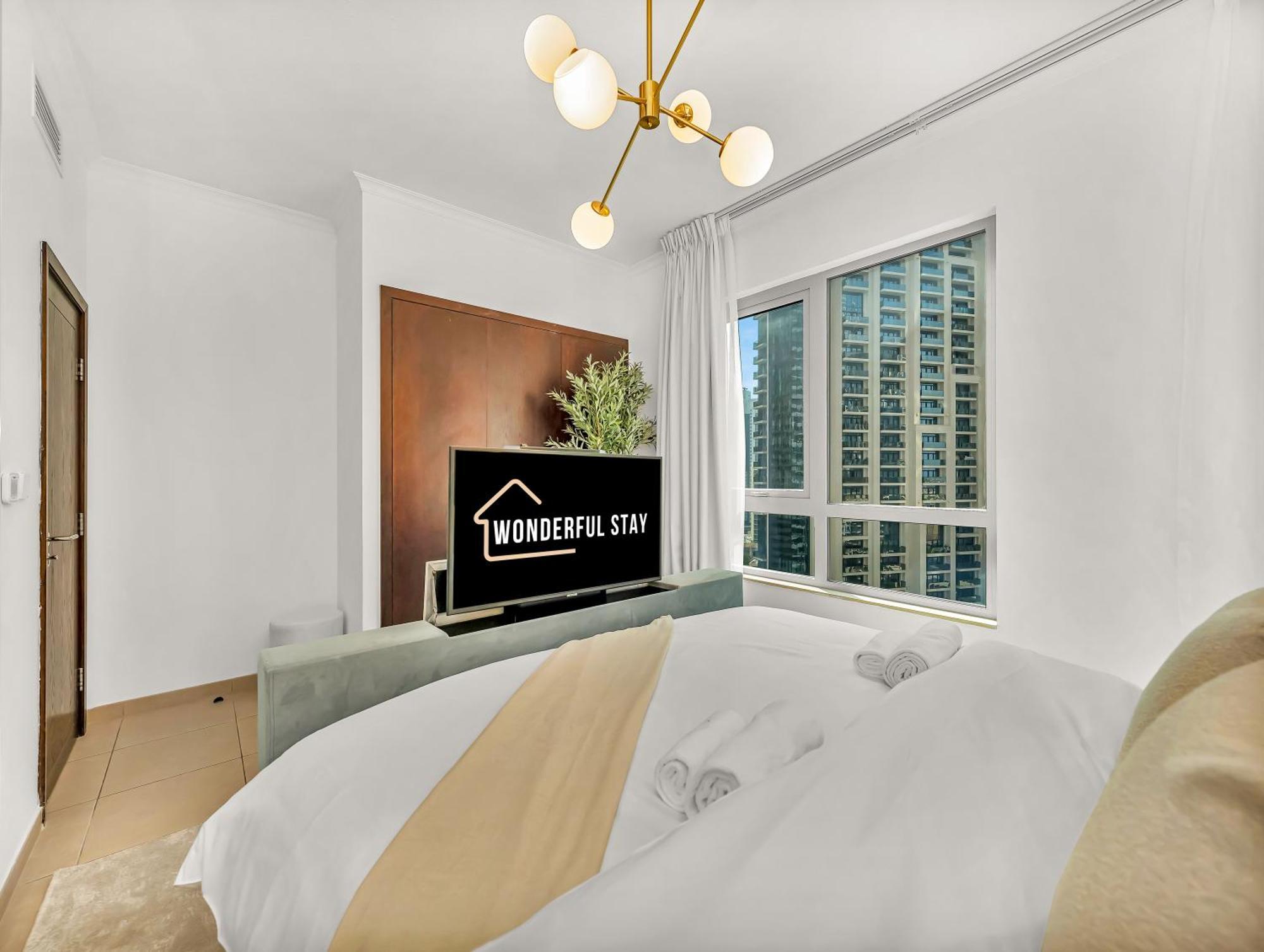 Wonderfulstay At The Residences - Burj Khalifa & Fountain View - Brand New Luxury Apartment