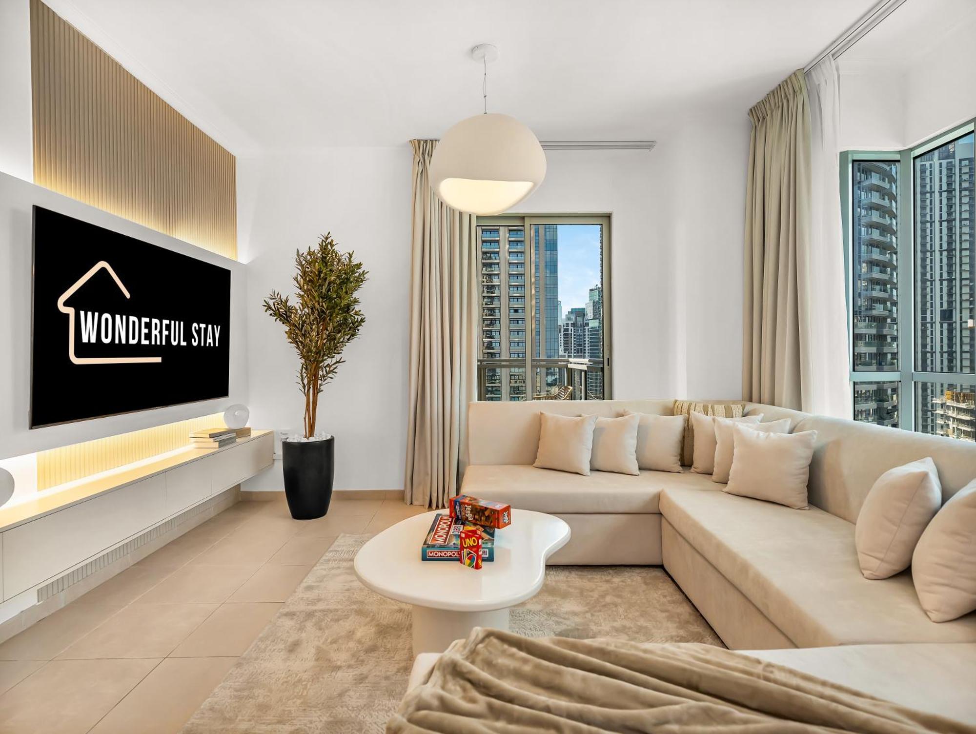 Apartment Wonderfulstay At The Residences - Burj Khalifa & Fountain View - Brand New Luxury Dubai